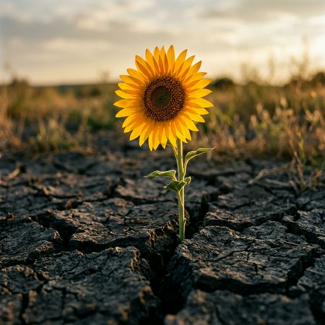 Girasol resiliente